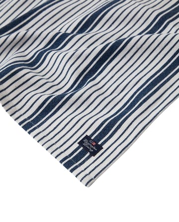 Serviette Striped Organic Cotton 50x50 cm - Navy - Lexington