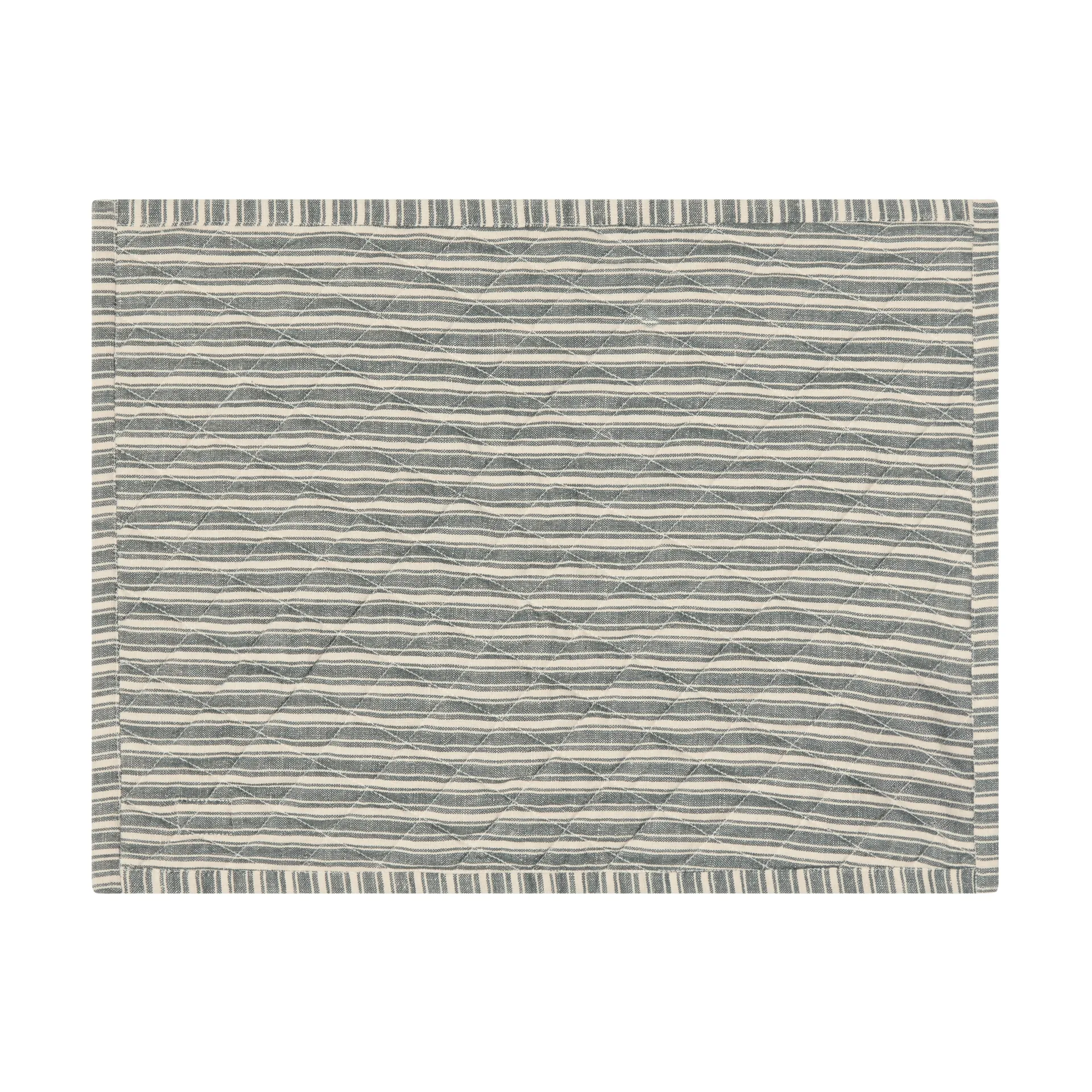 Set de table matelassé réversible, Green-Light beige-red, 35x45 cm Lexington