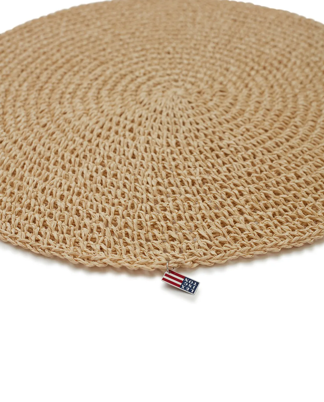 Set de table Round Recycled Paper Straw Ø38, Beige Lexington