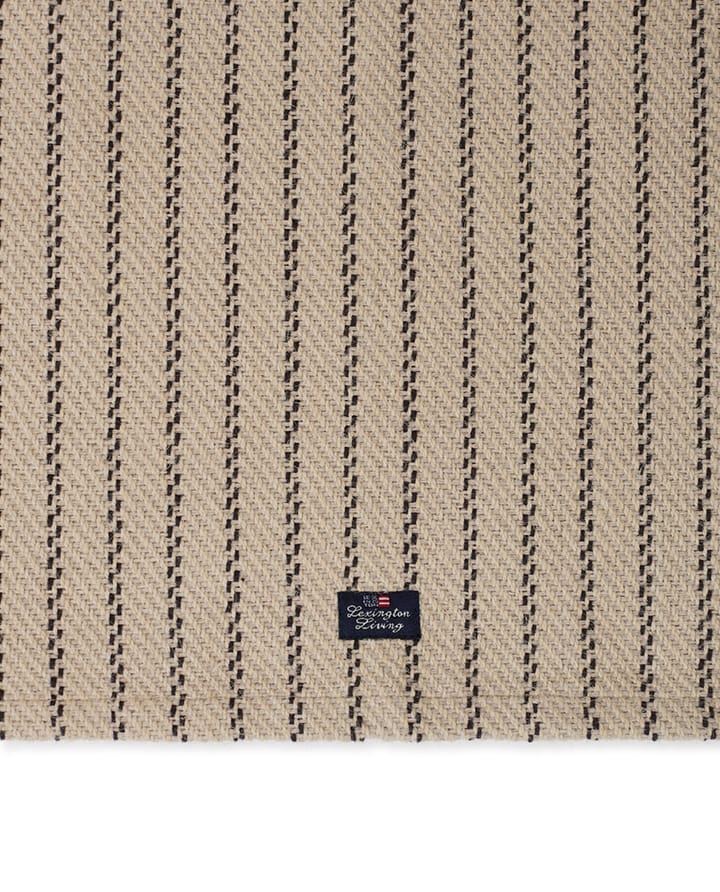 Set de table Striped Jute Cotton 40x50 cm - Beige-dark gray - Lexington