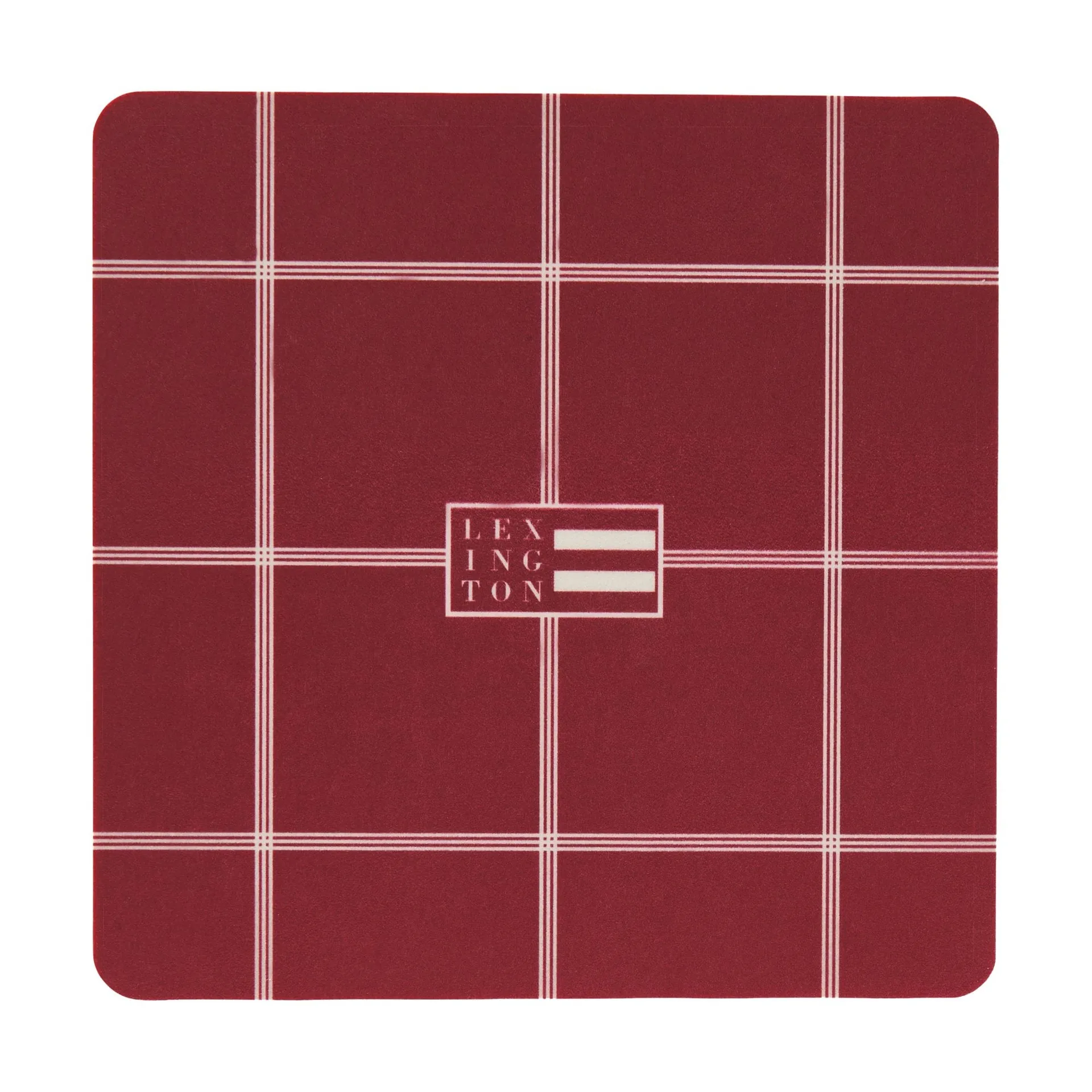 Sous-verres laminés Lexington, Red-light beige, 9x9 cm, lot de 4 Lexington