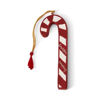 Suspension de sapin de Noël Candy Cane Papier Maché - 12 cm - Lexington