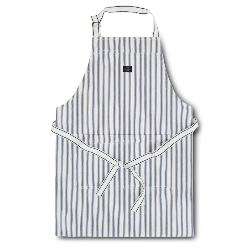 Tablier Icons Herringbone Striped, Blue-white Lexington