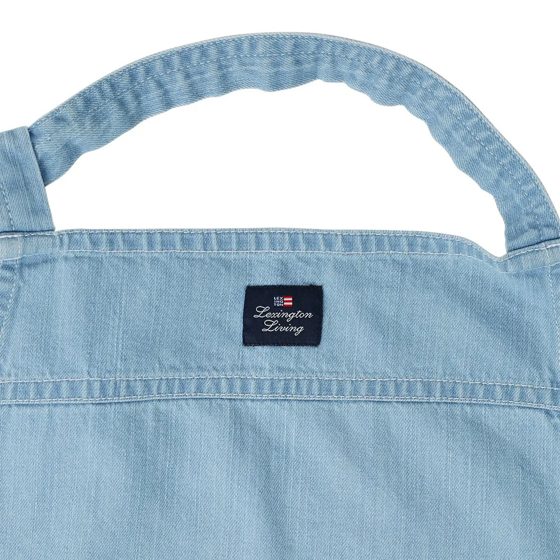 Tablier Washed denim 80x105 cm, Light blue Denim Lexington
