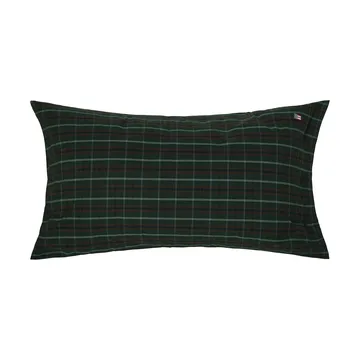 Taie d’oreiller Checked cotton percale - Green-navy, 50x90 cm - Lexington