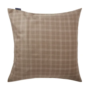Taie d'oreiller Checked Pin Point Oxford 65x65 cm - Brown - Lexington