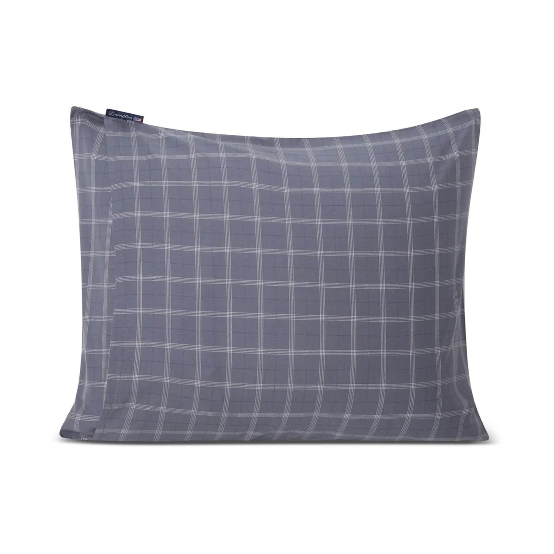 Taie d’oreiller Checked Pinpoint Oxford 50x60 cm, Dove Lexington