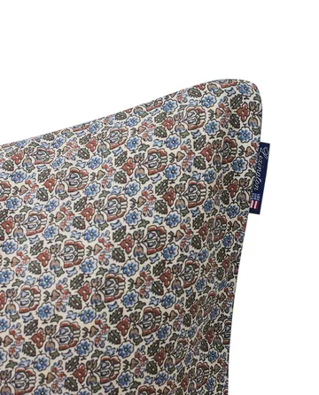 Taie d'oreiller en coton Printed Flowers 50x60 cm - Beige Multi - Lexington