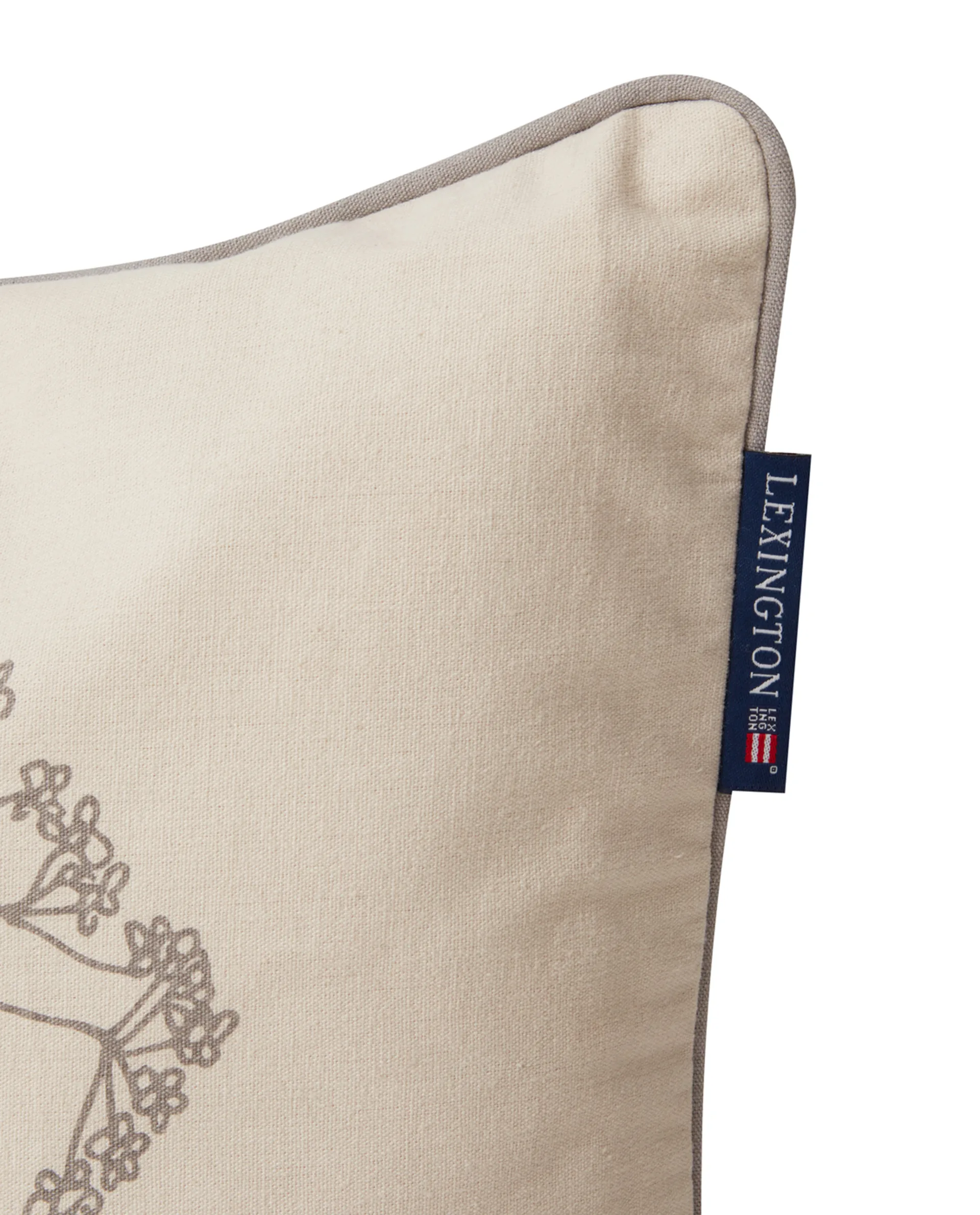 Taie d'oreiller Farmers Market 50x50 cm, Beige Lexington