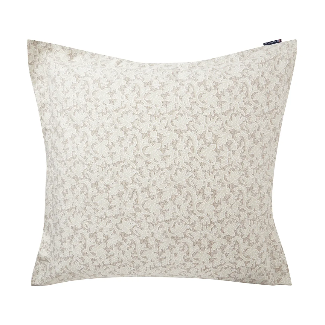 Taie d'oreiller Grapevine Printed 65x65 cm, Beige Lexington