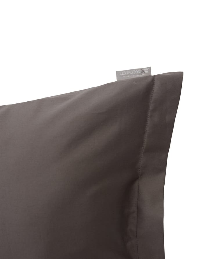 Taie d'oreiller Hotel Cotton Sateen 50x90 cm, Charcoal grey Lexington