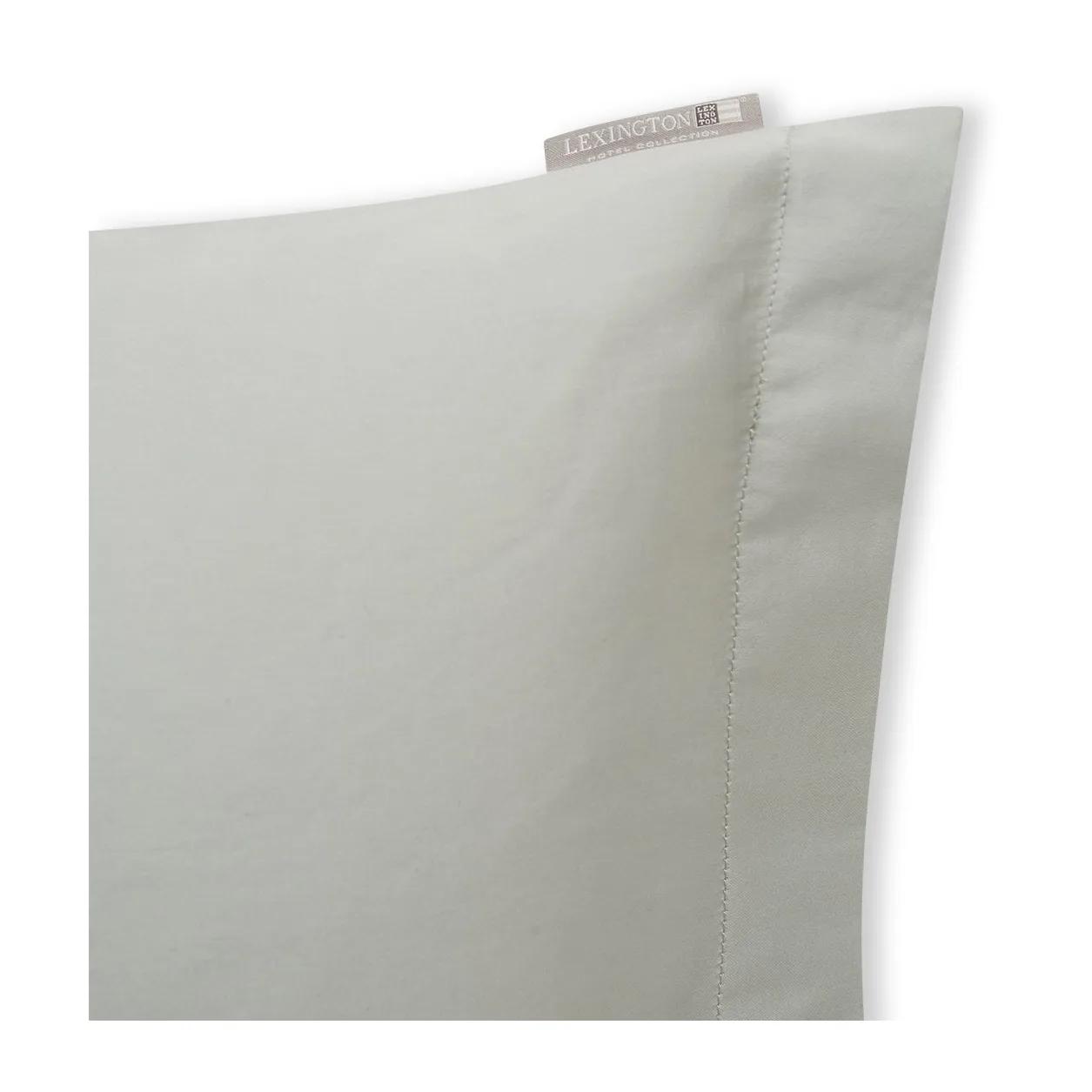 Taie d'oreiller Hotel Cotton Sateen 65x65 cm, Sage green Lexington