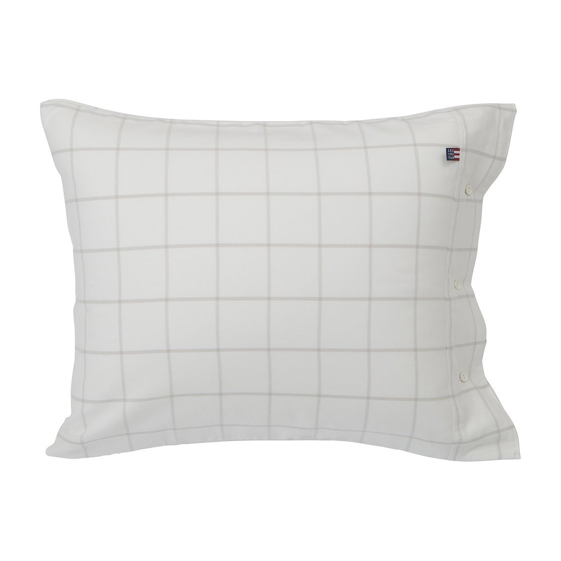 Lexington Taie d'oreiller Hotel Light Flannel 50x90 cm Blanc-beige clair