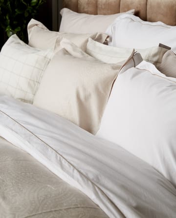 Taie d'oreiller Hotel Light Flannel 50x90 cm - Blanc-beige clair - Lexington