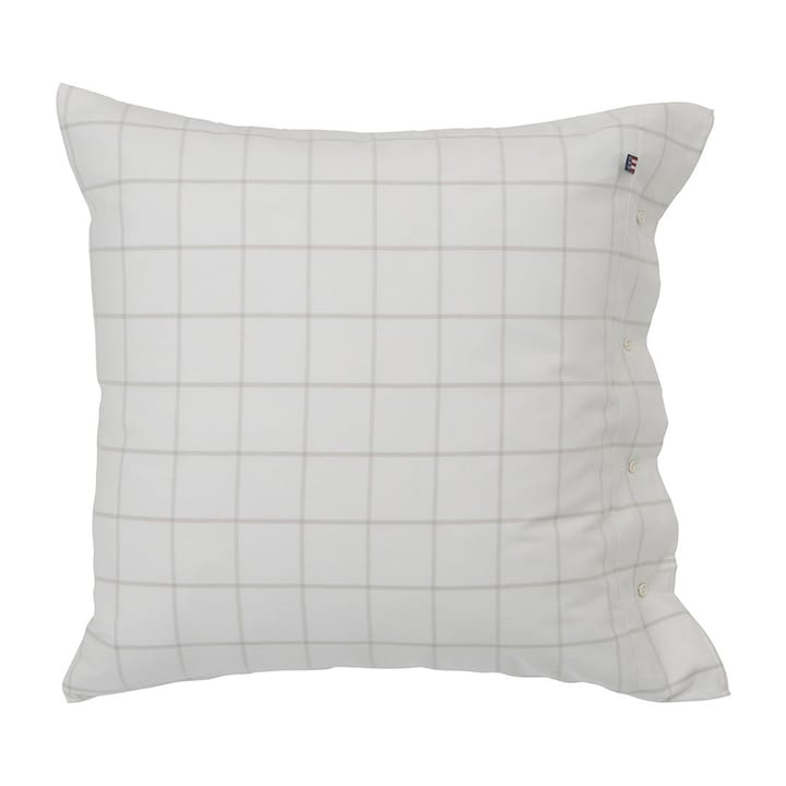 Taie d'oreiller Hotel Light Flannel 65x65 cm - Blanc-beige clair - Lexington