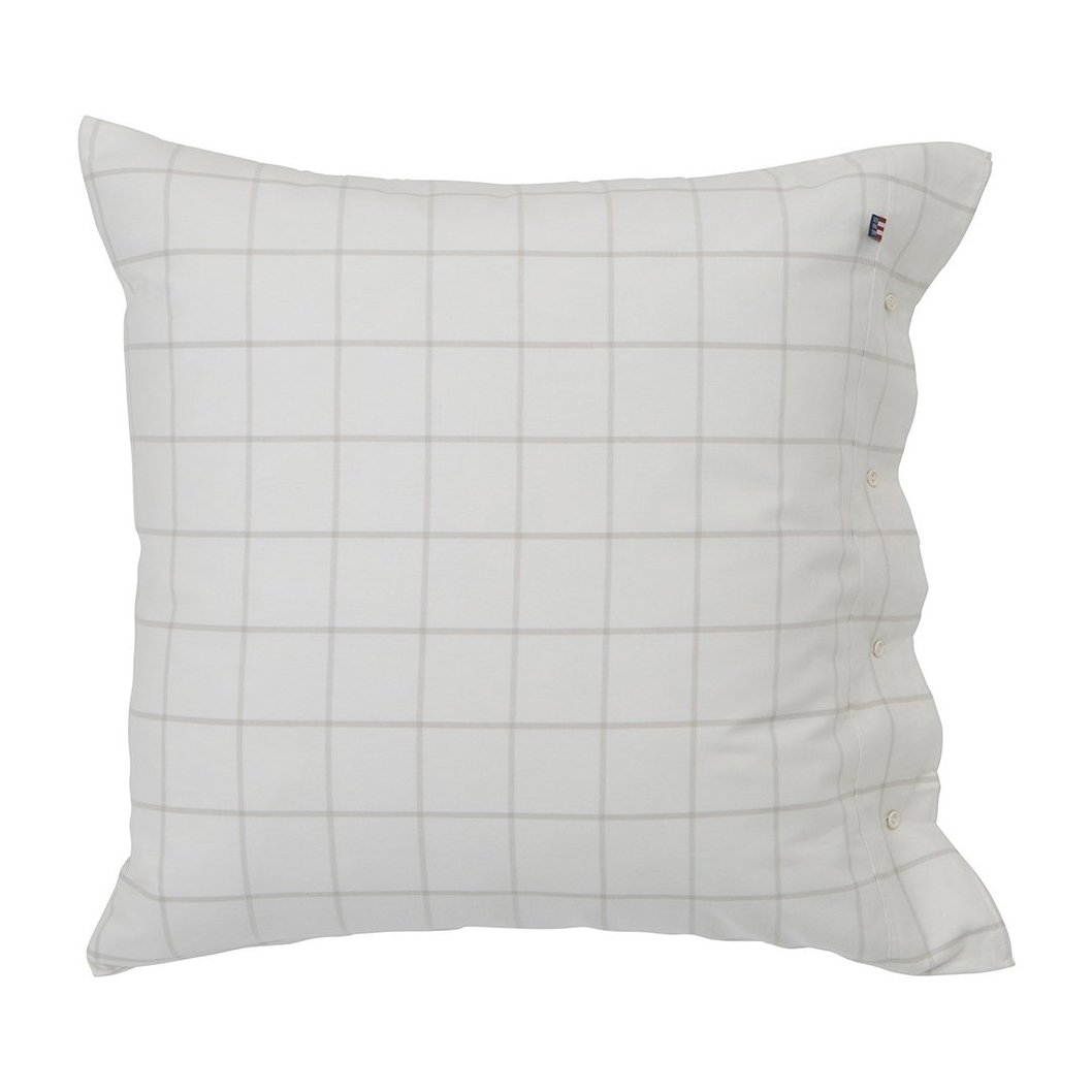 Lexington Taie d'oreiller Hotel Light Flannel 65x65 cm Blanc-beige clair