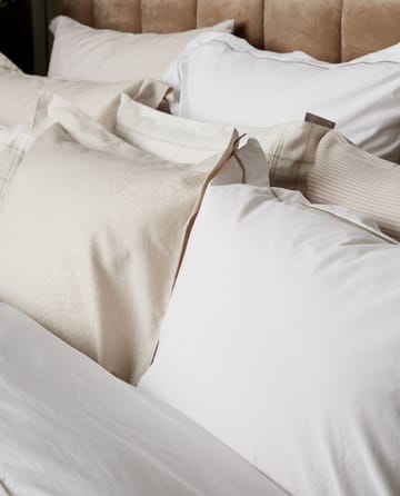 Taie d'oreiller Hotel Percale 65x65 cm - Blanc-beige clair - Lexington