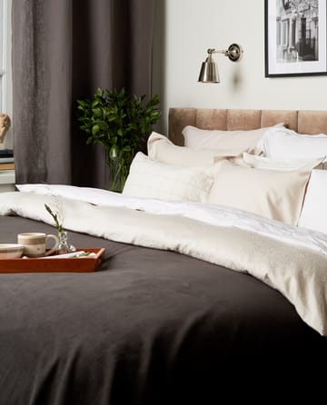 Taie d'oreiller Hotel Percale 65x65 cm - Blanc-beige clair - Lexington
