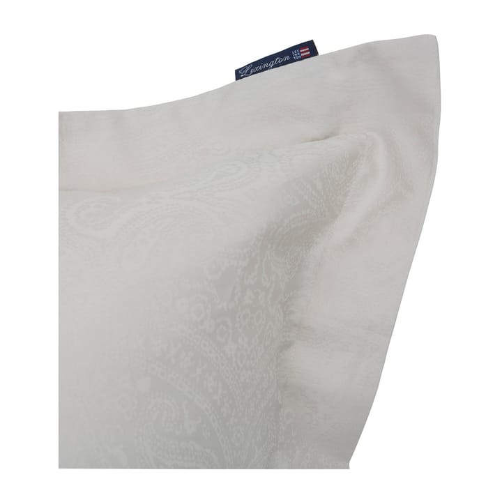 Taie d'oreiller Hotel Sateen Jacquard 65x65 cm, Beige clair Lexington