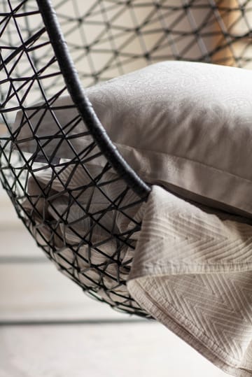 Taie d'oreiller Hotel Sateen Jacquard 65x65 cm - Beige clair - Lexington