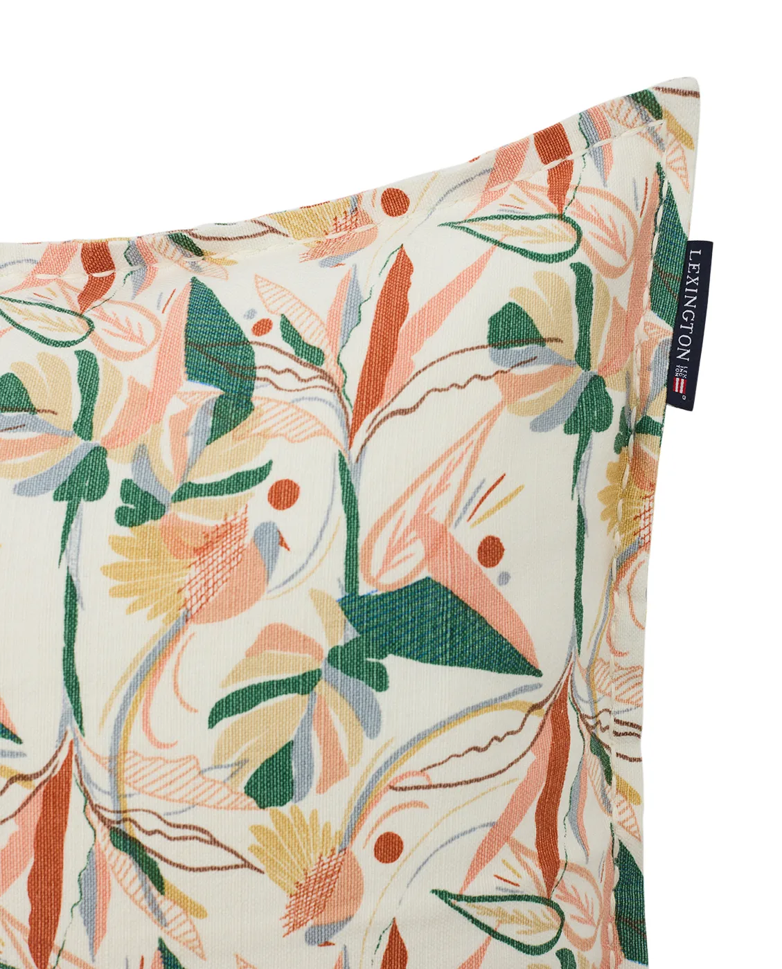 Taie d’oreiller Multi Color Printed 50x50 cm, White-multi Lexington