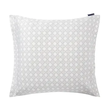 Taie d'oreiller Rattan Printed 65x65 cm - White - Lexington