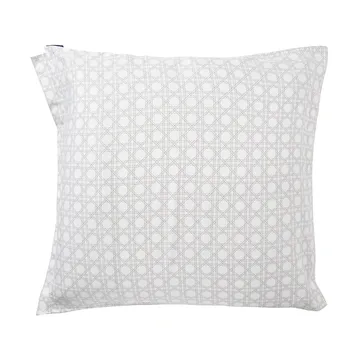 Taie d'oreiller Rattan Printed 65x65 cm - White - Lexington