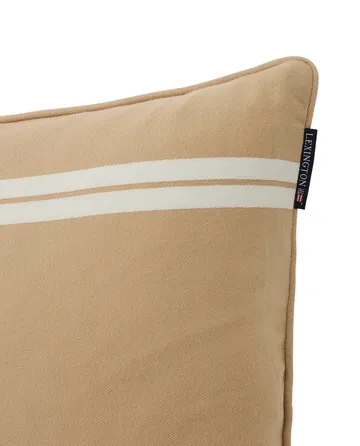 Taie d’oreiller Side Striped 50x50 cm - Beige-white - Lexington