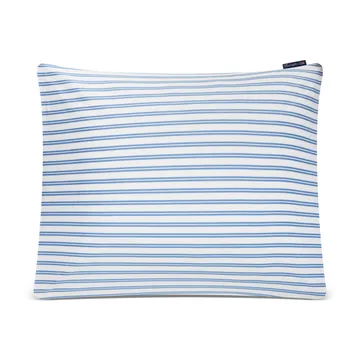 Taie d'oreiller Striped Cotton Poplin 50x60 cm - Bleu - Lexington
