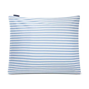Taie d'oreiller Striped Cotton Poplin 50x60 cm - Bleu - Lexington