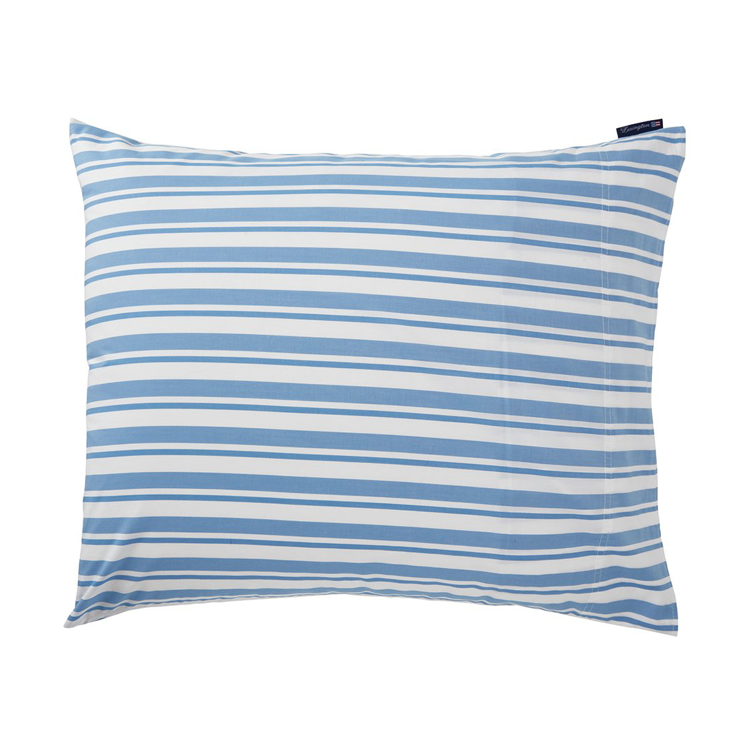 Lexington Taie d'oreiller Striped Cotton Poplin 50x60 cm White-Blue