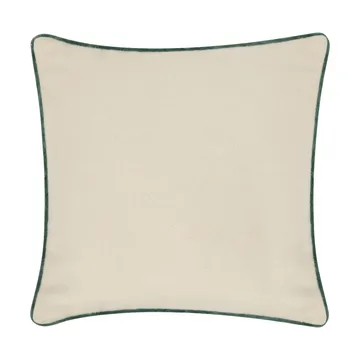 Taie Flower Embroidered Wool Mix 50x50 cm - Light beige-green - Lexington