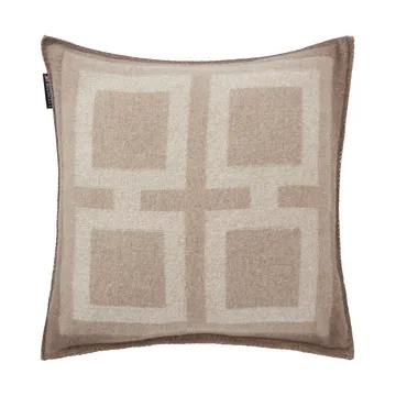 Taie Graphic Recycled Wool 50x50 cm - Light beige - Lexington
