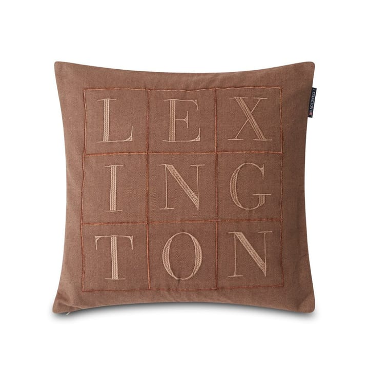 Taie Herringbone 50x50 cm - Marron - Lexington