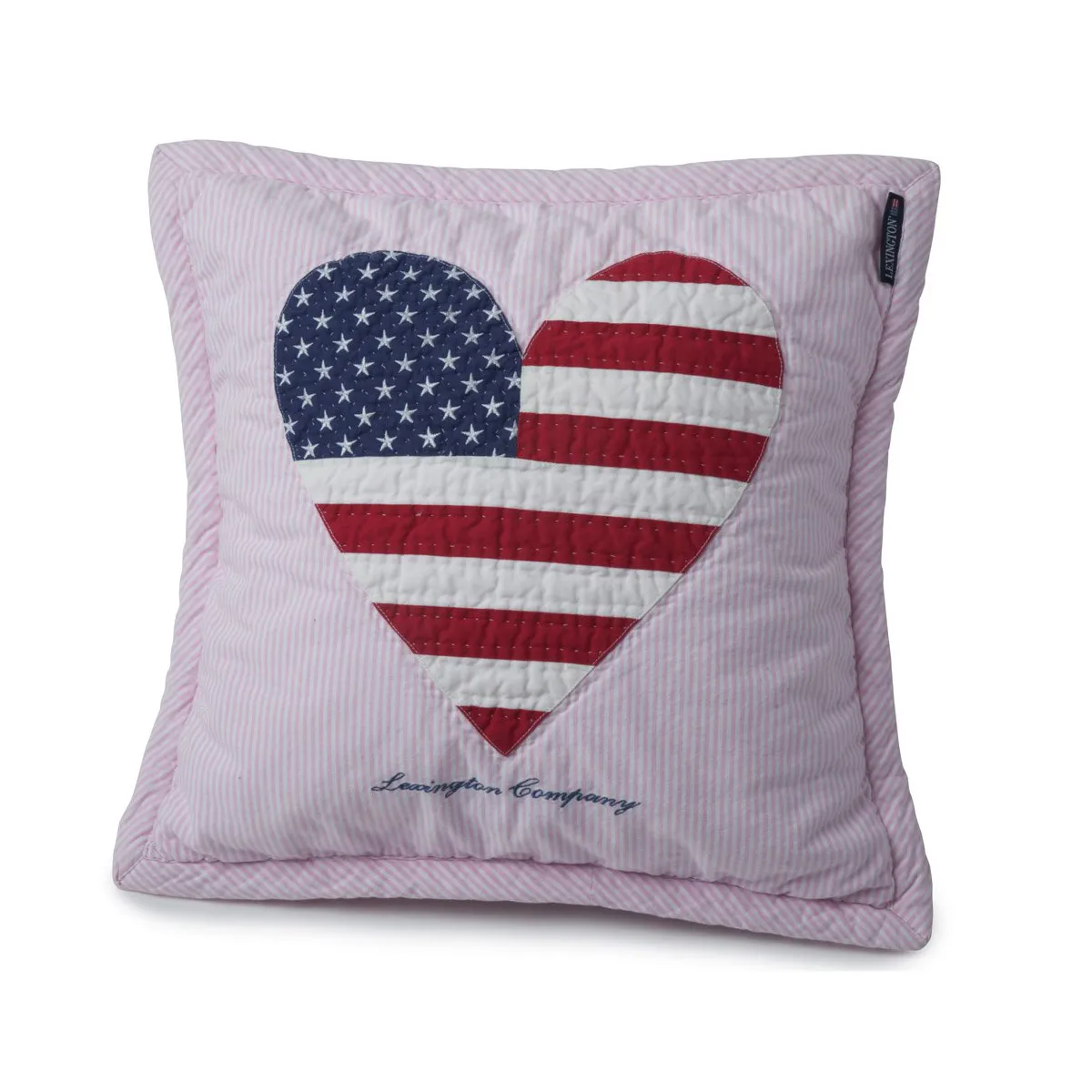 Taie Icons Baby Quilted coeur 40x40 cm, Pink Lexington