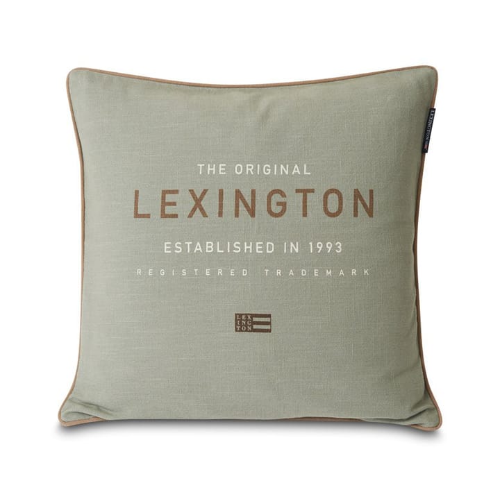 Taie Lexington Logo 50x50 cm - Sage green - Lexington