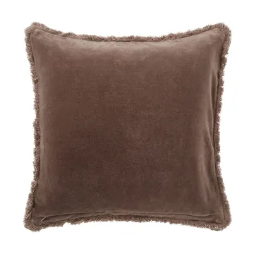 Taie Rattan Quilted Velvet 50x50 cm - Brown - Lexington