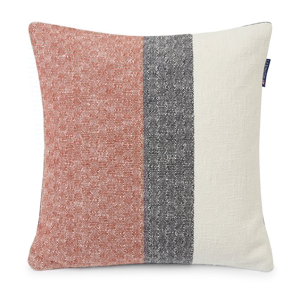 Lexington Taie Vertical Striped Cotton 50x50 cm Copper-gray