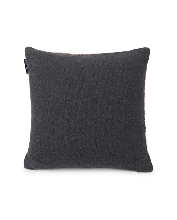 Taie Vertical Striped Cotton 50x50 cm, Copper-gray Lexington