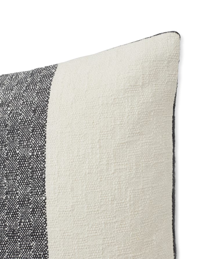 Taie Vertical Striped Cotton 50x50 cm, Copper-gray Lexington