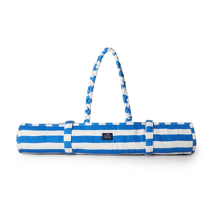 Tapis de plage Striped 190x70 cm - Bleu-blanc - Lexington
