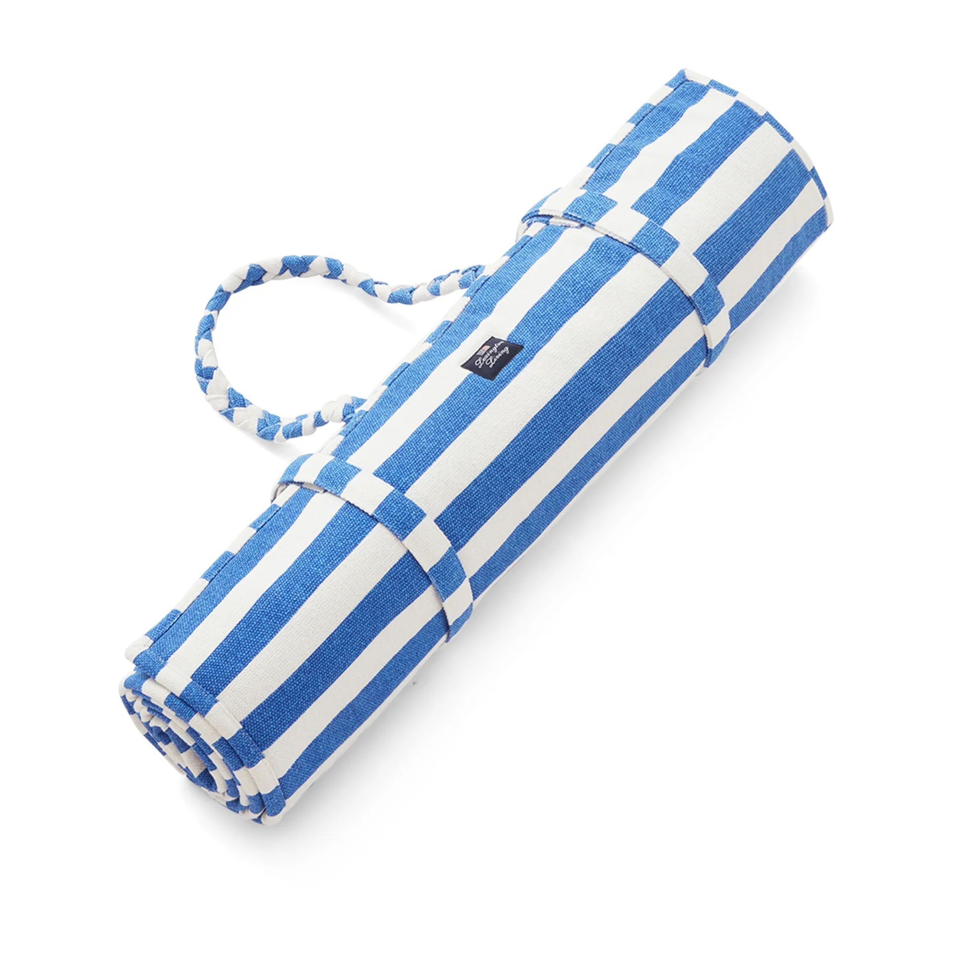 Tapis de plage Striped 190x70 cm, Bleu-blanc Lexington