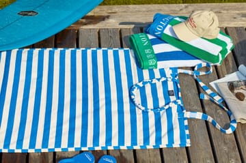 Tapis de plage Striped 190x70 cm - Bleu-blanc - Lexington