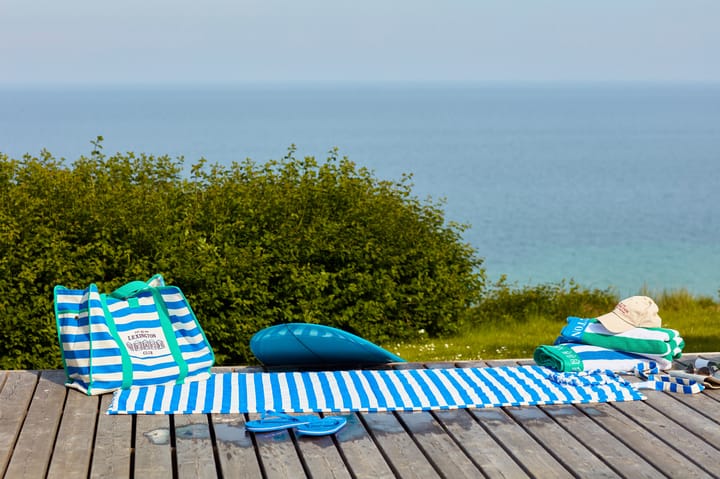 Tapis de plage Striped 190x70 cm - Bleu-blanc - Lexington