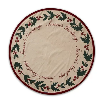 Tapis de sapin de Noël Jute Cotton Christmas Tree Ø110 cm - Beige - Lexington