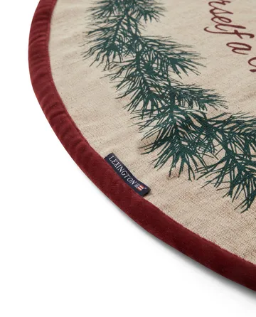 Tapis de sapin de Noël Jute Cotton Christmas Tree Ø110 cm - Natural - Lexington