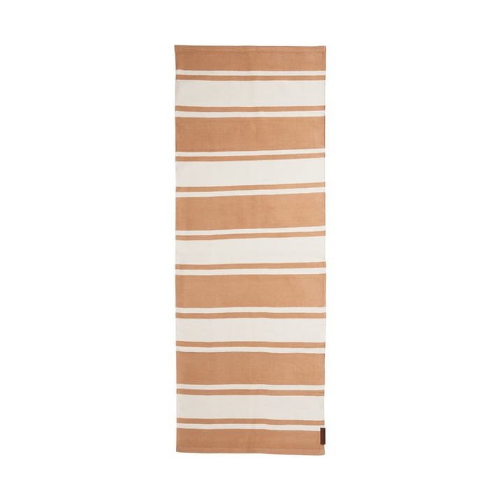 Tapis Organic Striped Cotton 70x130 cm - Beige-white - Lexington