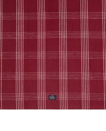 Torchon de cuisine Checked lin/coton 50x70 cm - Red-white - Lexington