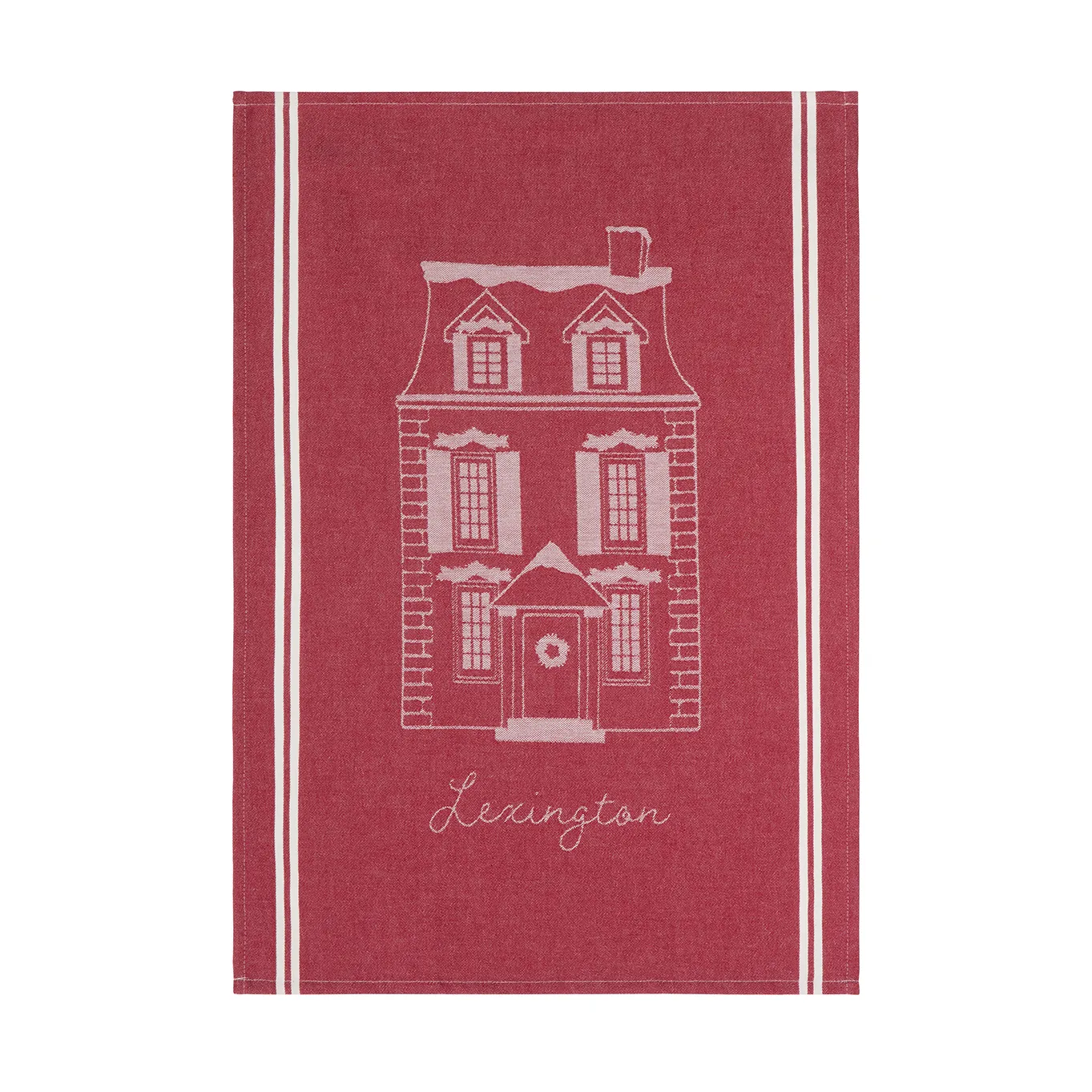 Torchon de cuisine House coton écologique 50x70 cm, Red-white Lexington
