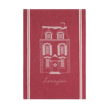 Torchon de cuisine House coton écologique 50x70 cm - Red-white - Lexington